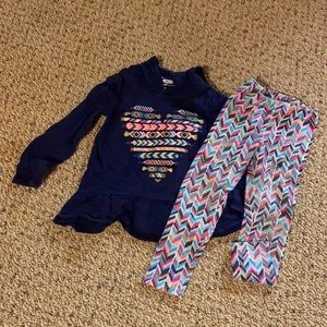 Matching outfit girls 2T oshkosh
